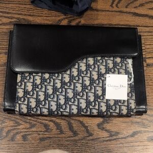 Dior Black and Blue Clutch